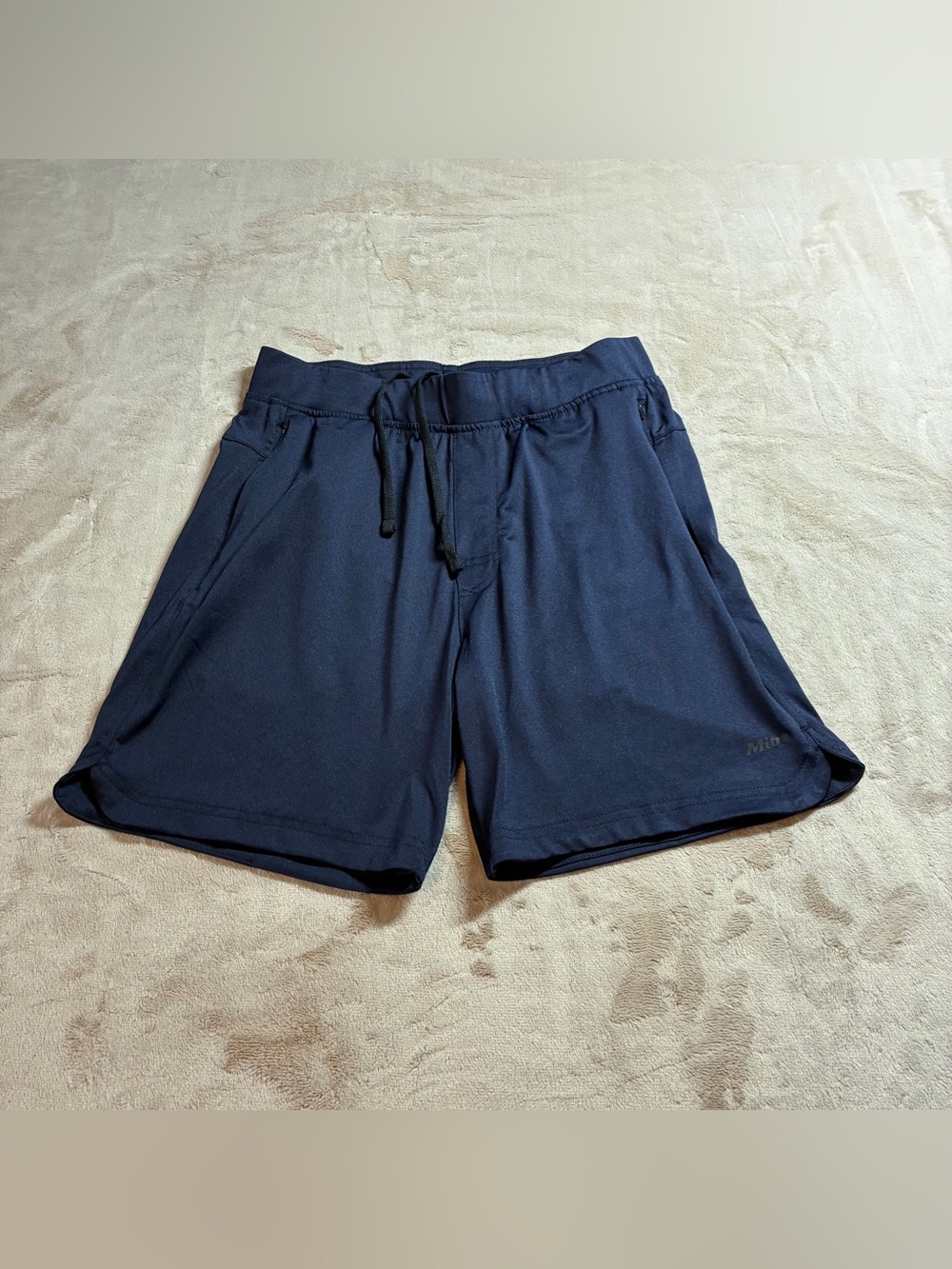 Mitre Different League Performance Athletic Shorts Navy Men's Medium 7" Training